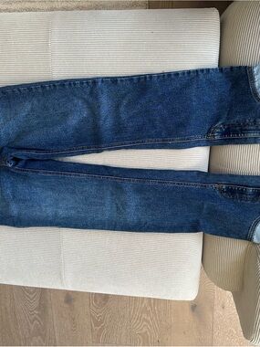 REVICE Slim Straight Women's Dark Blue Denim Jeans
